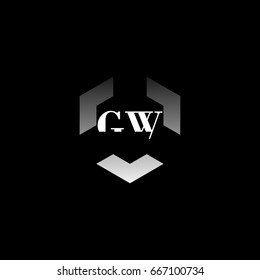 G W Logo Stock Vector (Royalty Free) 667100734 | Shutterstock