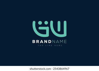 G and W logo design. GW abstract Letters Logo Monogram. This logo design is the process of creating a visual symbol that represents a brand, company, or individual.