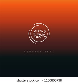 G & X Joint logo icon vector template.