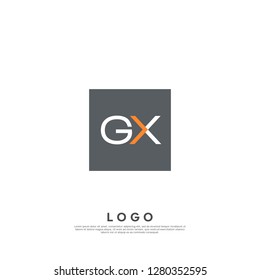 G X logo design template. creative sign. Universal vector icon. - Vector