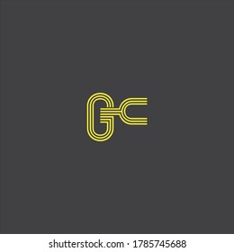 G Y letter logo abstract design