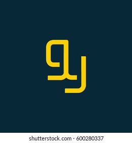 G & Y Letter logo design vector element