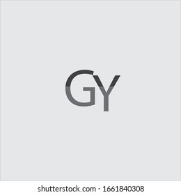 G Y letter logo vector design