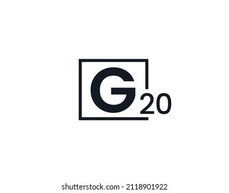 G20, 20G Initial Letter Logo