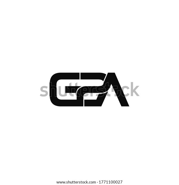 G2a Letter Original Monogram Logo Design Stock Vector (Royalty Free ...