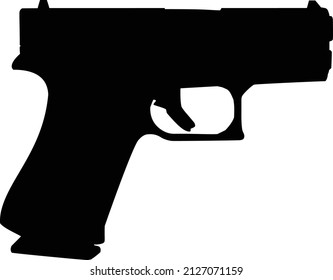 G43x Handgun Silhouette Pistol Outline