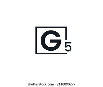 G5, 5G Initial letter logo