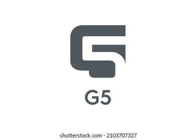 G5 initial logo simple minimalist elegant 