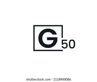 G50, 50G Logo für den Anfangsbuchstaben