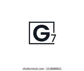 G7, 7G Initial Letter Logo