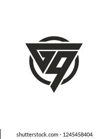 G9 9G Triangle Circle Logo Design