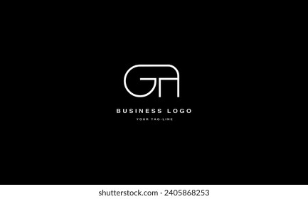 GA, AG, G, A, Abstract Letters Logo monogram