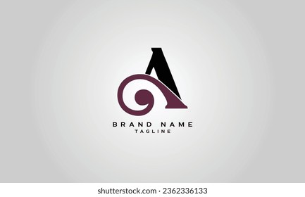 GA, AG, G1, 1G, G7, 7G, Abstract initial monogram letter alphabet logo design