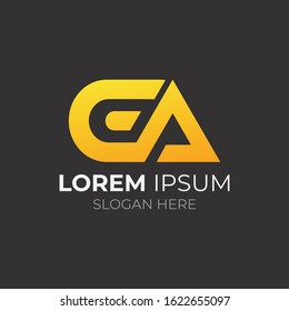 GA Letter Professional Vector Logo Template