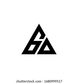 GA LETTER VEKTORILLUSTRATION LOGO ABSTRCT
