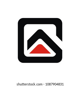 GA logo, AG  initial letter design template vector