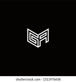 GA Logo Letter initial Designs Templete