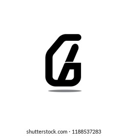 GA logo vector. GB logo vector