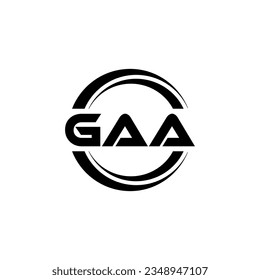 GAA Logo Design, Inspiration for a Unique Identity. Modern Elegance and Creative Design. Watermark Your Success with the Striking this Logo.