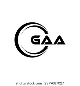 GAA Logo Design, Inspiration for a Unique Identity. Modern Elegance and Creative Design. Watermark Your Success with the Striking this Logo.