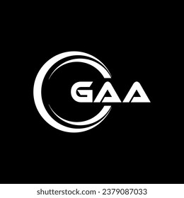 GAA Logo Design, Inspiration for a Unique Identity. Modern Elegance and Creative Design. Watermark Your Success with the Striking this Logo.