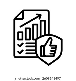 Gaap Line Vector Illustration On White Background.
