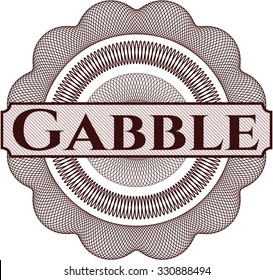 Gabble abstract rosette