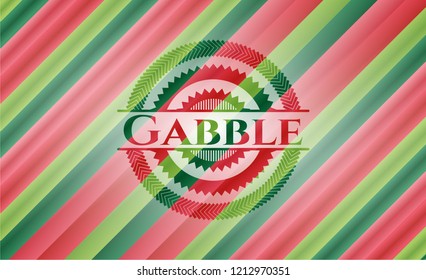 Gabble christmas emblem.