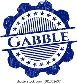 Gabble rubber grunge texture seal