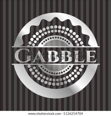 Gabble silvery badge