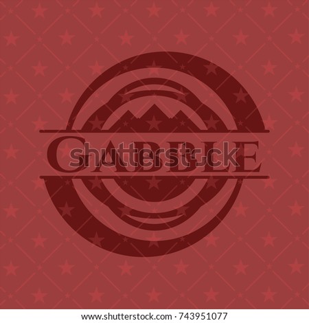 Gabble vintage red emblem
