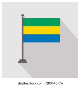 Gabon Country flag