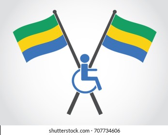 Gabon Emblem Disability