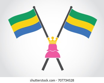Gabon Emblem Queen