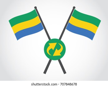 Gabon Emblem Synchronize