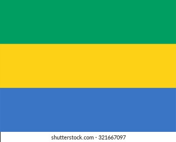 Gabon Flag