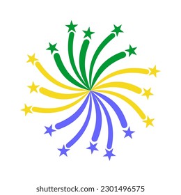 Gabon flags icon set, Gabon independence day icon set vector sign symbol