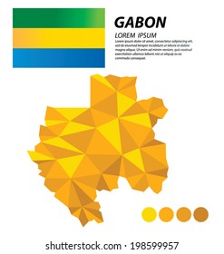 Gabon geometric concept design