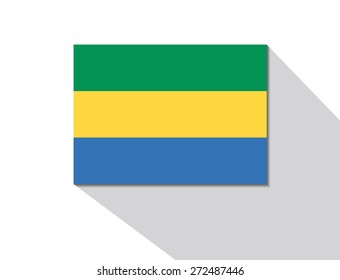 gabon long shadow flag