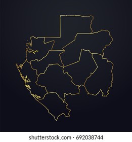 gabon map