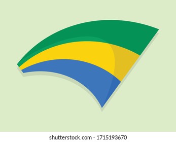 gabunische Vektorillustration-Design