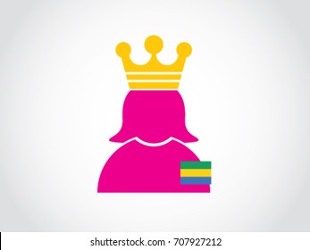 Gabon Nationality Queen
