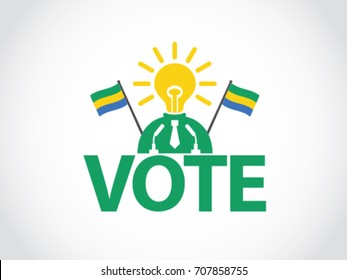 Gabon Podium Bright Idea Politician Election