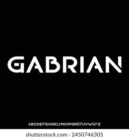Gabrian bold condensed font for poster and head line