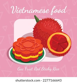 Gac Fruit Red Sticky Rice