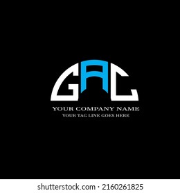GAC letter logo creative design with vector graphic