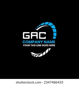 GAC letter logo creative design with vector graphic, GAC simple and modern logo. GAC luxurious alphabet design  