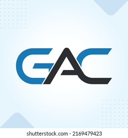 GAC modern creative premium logo design vector template