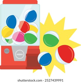 Gachapon illustration Gachagacha
Japanese toys
Toys in capsules
