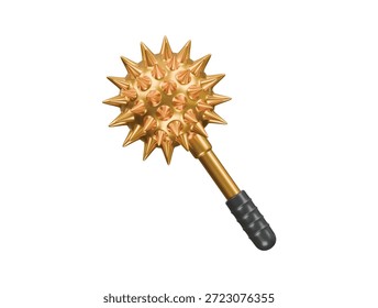 Gade Mace Icono 3D Ilustración Render